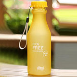 550mL BPA Free Leak proof Unbreakable Yoga Water Bottle